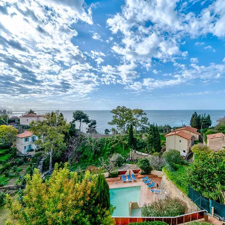 6 Personnes Avec Wi-fi, Vue A - Fr-1-827-84 * ロクブリュヌ＝カップ＝マルタン