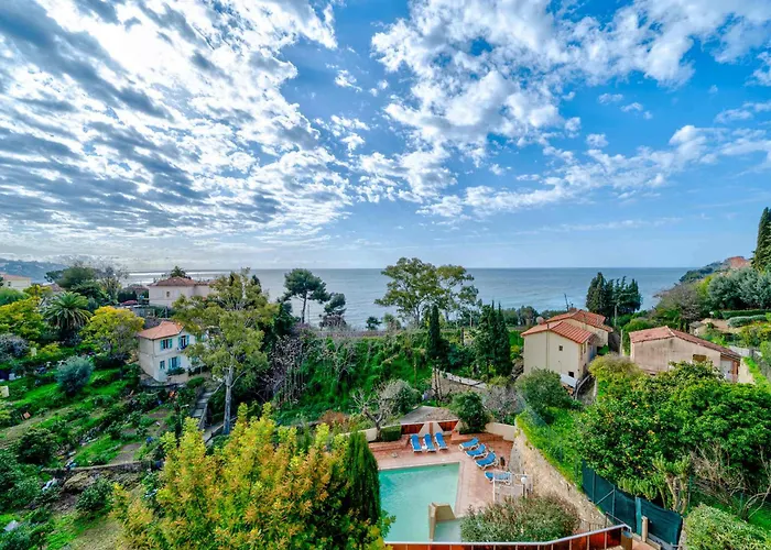 6 Personnes Avec Wi-fi, Vue A - Fr-1-827-84 * ロクブリュヌ＝カップ＝マルタン